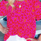 Leopard Printed Puff Sleeve Top