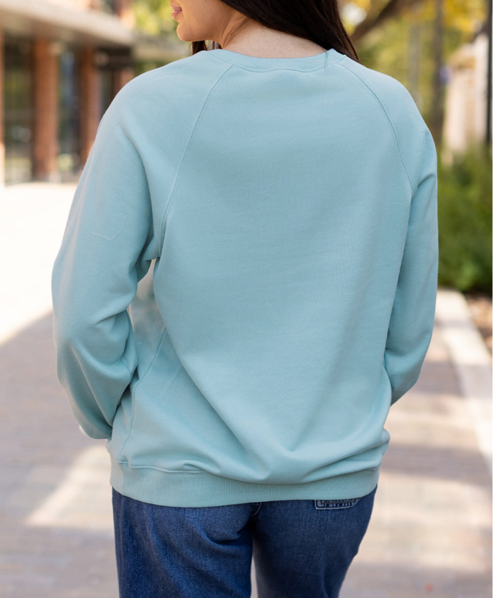 Rainbow Colorblock Striped Pullover Sweatshirt