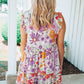 Ruffled Tank Floral Dress