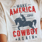 AMERICA COWBOY Graphic Western Fashion Tunic T Shirt