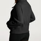 Zip Stand Neck Kangaroo Pocket Sweatshirt