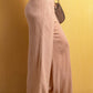 Smocked Waist Crinkled Wide Leg Pants