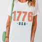1776 USA Vintage Graphic T Shirt