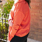 O-ring Zipper Pocketed Plus Size Sweatshirt