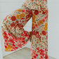 Boho Floral Smocked Waist Super Loose Pants