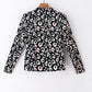 Leopard Print Button Up Long Sleeve Shirt