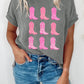 Ribbed Cowboy Boots Graphic T Shirt
