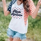 Made America Stars and Stripes Raglan Sleeve T Shirt