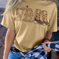 Khaki Western YALL Boots Graphic T-shirt