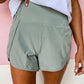 Wide Waistband Active Sports Casual Shorts