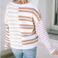 Blocked Drop Shoulder Slouchy Sweater
