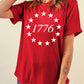 Star 1776 Graphic Crewneck T Shirt