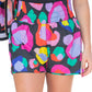 Fun Leopard Sports Shirred High Waist Shorts