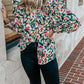 Printed Ruffled Floral Print Shirt