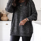 Glittering Long Sleeve Tunic Sweater