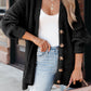 Buttoned Front Drop Shoulder Knitted Cardigan