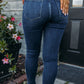 Seamed High Waist Skinny Fit Jeans