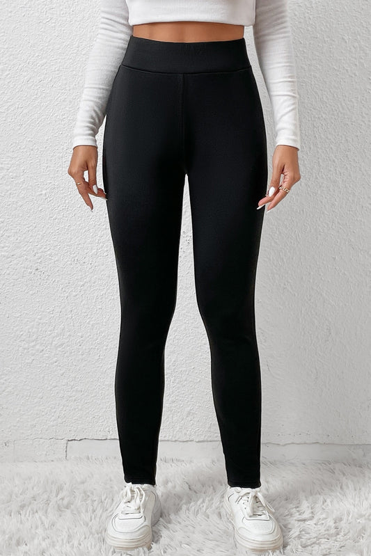 Fleece Lining Winter High Waist Leggings