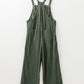 Plus Size Corduroy Pocketed Wide Leg Overall