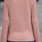 Ribbed Round Neck Knit Long Sleeve Top