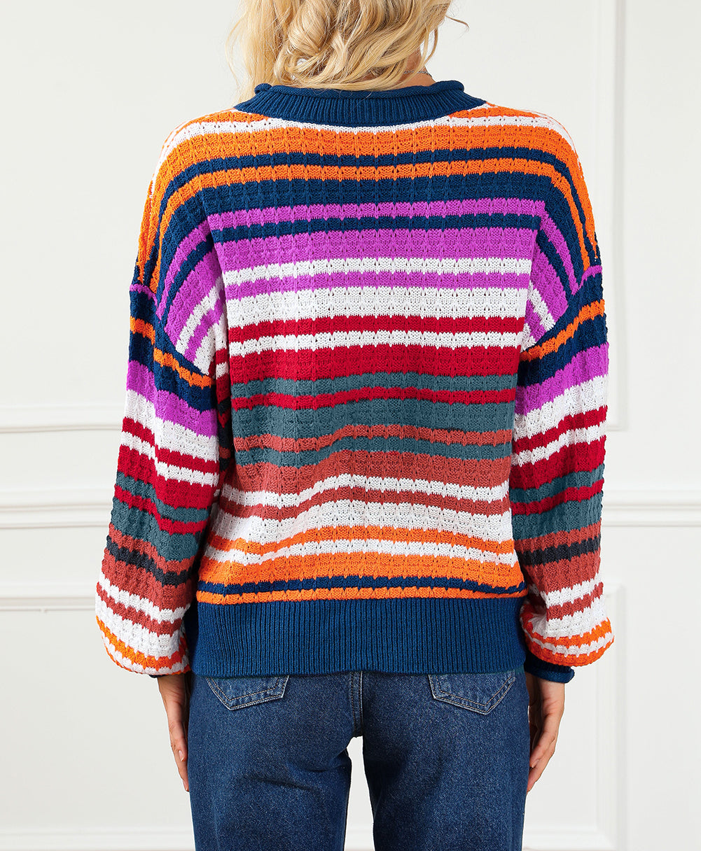 Boho Fashion Drop Shoulder Baggy Sweater