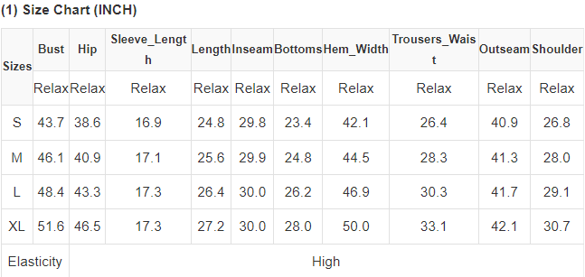 Long Sleeve Top Drawstring Joggers Lounge Outfit