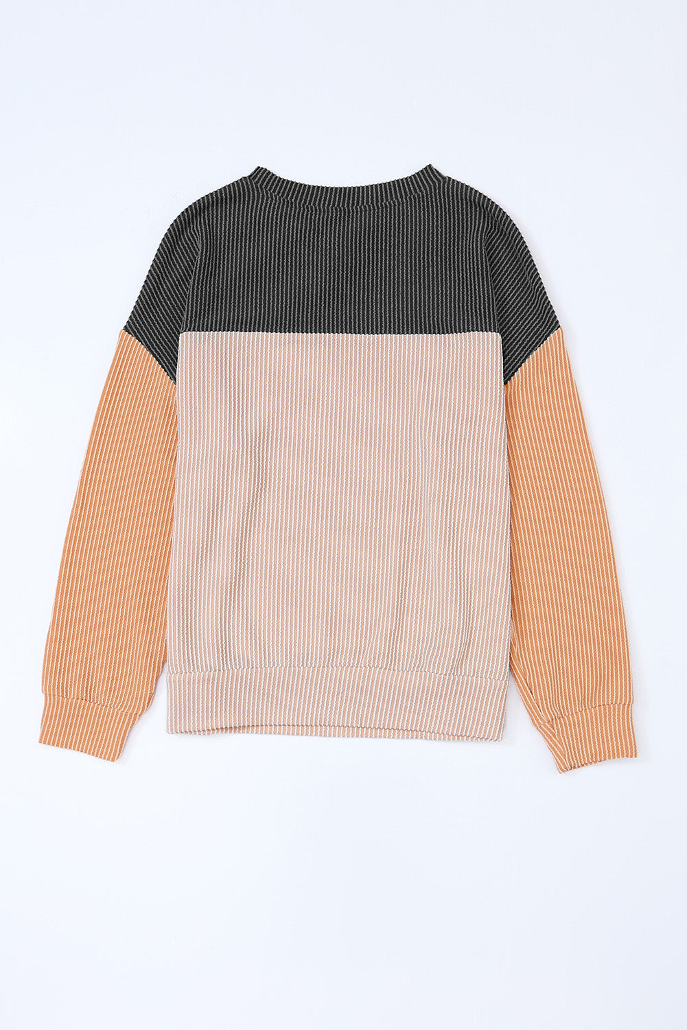 TOUCHDOWN SEASON Colorblock Corded Blouse