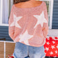 Big Star Spangled Casual Knit Sweater