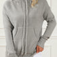 Cowl Neck Drawstring Pullover Hooded Sweater
