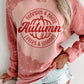 Tie Dye Autumn Pumpkin Graphic Drop Shoulder Sweatshirt