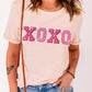 Valentines Shiny XOXO Graphic T-shirt