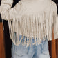 Fringe Plus Size Cropped Jacket