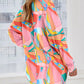 Abstract Geometric Print Oversized Shirt