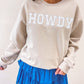 HOWDY Graphic Drop Shoulder Sweatshirt