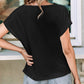Cowl Neck Bat Sleeve T Shirt