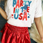 PARTY IN THE USA American Flag Bolt Graphic Tee