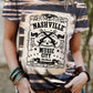 Tie-Dye Bleach NASHVILLE MUSIC CITY Graphic Tee