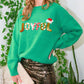 Sequined JOYFUL Graphic Christmas Sweater