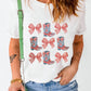 Bowknot & Cowgirl Boots Graphic Tee