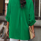 3/4 Puff Sleeve Oversize Shirt
