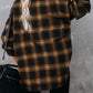 Plaid Pattern Flap Pockets Csual Shirt