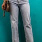 Acid Wash Straight Jeans