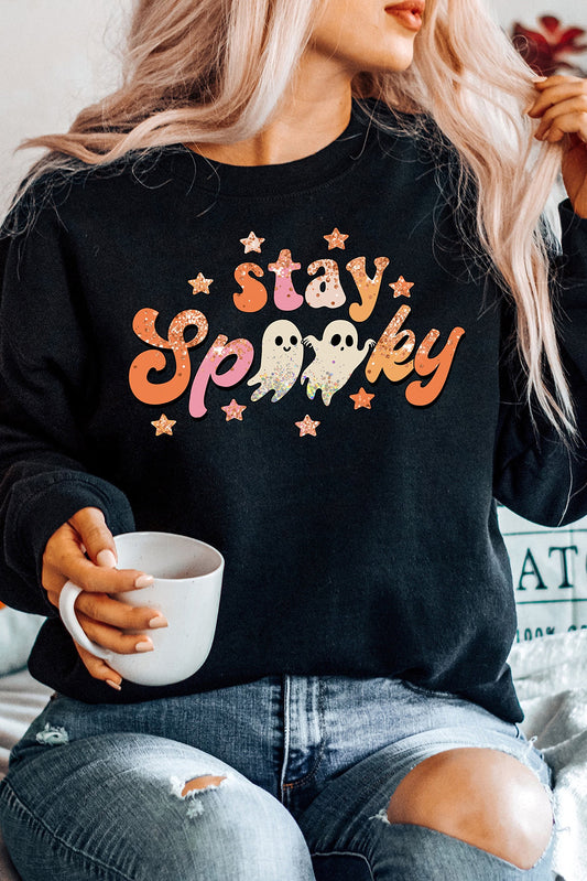 Halloween stay Spooky Graphic Sweatshirt