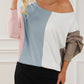 Colorblock Dolman Sleeve Sweatshirt