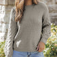 Cable Knit Sleeve Sweater