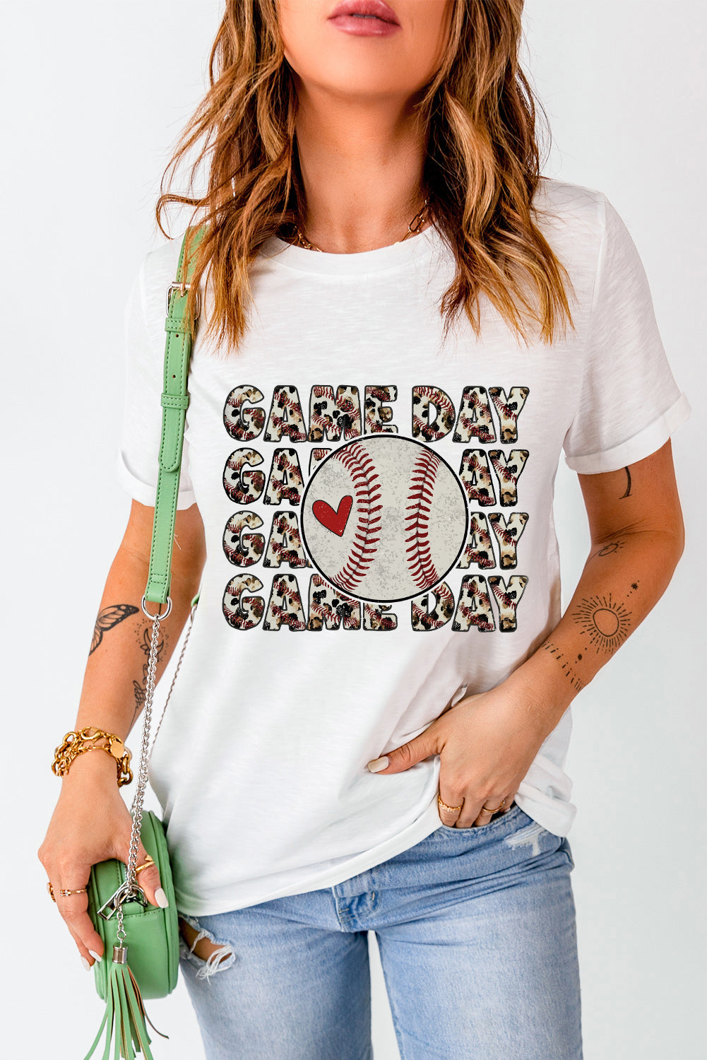 Leopard GAME DAY Baseball Graphic T Shirt