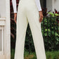 Corduroy High Waist Straight Leg Pants