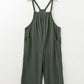 Plus Size Corduroy Pocketed Wide Leg Overall