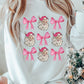 Santa Claus Bowknot Pattern Christmas Sweatshirt