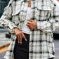 Oversized Plaid Pattern Flannel Shacket